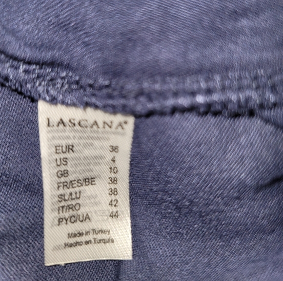 NWT Lascana Blue Surplice Neckline Short Sleeve Side Slit Maxi Dress Size 4 - Picture 13 of 13